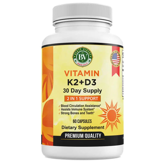 Vitamin K2+D3 Capsules - Vitamins & Supplements