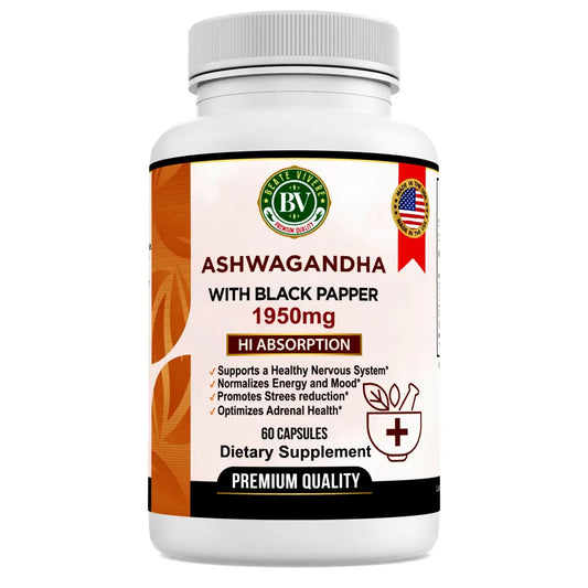 Ashwagandha 1950mg Capsules - Vitamins & Supplements