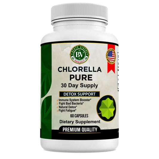 Chlorella Pure 500mg Capsules - Vitamins & Supplements